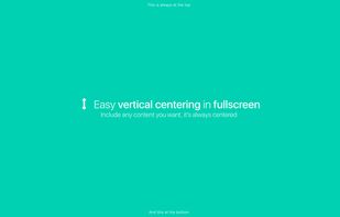Easy vertical centering