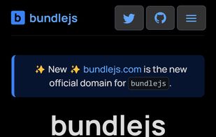 Image of bundlejs on a mobile device