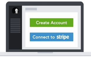1. Create your account and connect to Stripe. With just a few clicks, create your account and upload your branding. Then connect to Stripe with a click and you're ready to go.