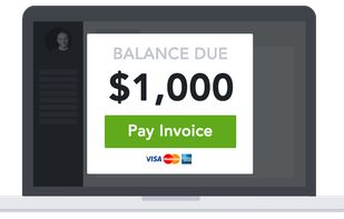3. Client views and pays invoice on your website. Funds are immediately sent to your Stripe account. Plus, clients can see their account and invoices at any time. They'll wish they could have it for themselves.