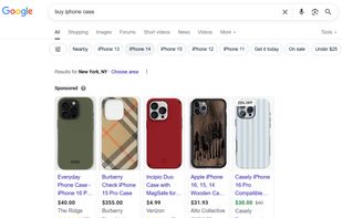 Search results in New York