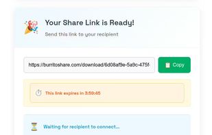 Burritoshare screenshot 1