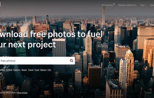 The homepage of Burst.