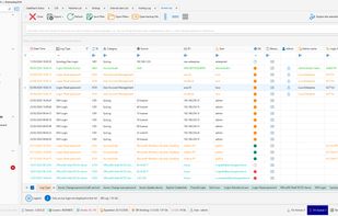 Access Log – Main view
A centralized access log view for Windows, Syslog, Microsoft 365, and mixed infrastructures. Advanced filters make it easier to investigate authentication events, remote access, password resets, and suspicious activity.