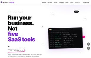 Books, payroll, HR, time, scheduling and ops in one app