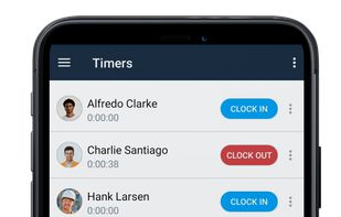 Supervisors can manage time for their entire crew, including clocking in/out, time edits, and more.