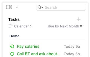 Integrated Task List.
