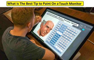Toolbar Launcher and Painting With Photoshop on a Touch Screen Monitor. 