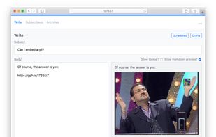 Buttondown screenshot 2
