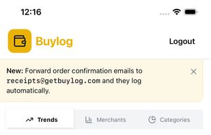 Buylog screenshot 1