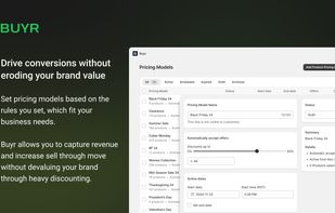 Buyr - Drive conversions without eroding your brand value