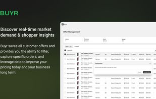 Buyr - Discover real time market demand & shopper insights