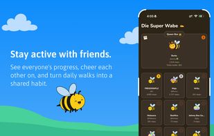 Create or join a hive, see your friends’ daily progress, cheer each other on, and turn walking into a shared habit.