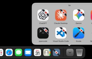 Start your sandboxed apps directly from the Dock