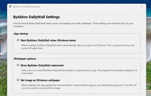 ByAldon DailyWall screenshot 3