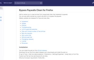 Bypass Paywalls Clean screenshot 1