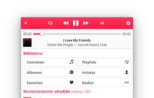 Byte (music player) screenshot 1