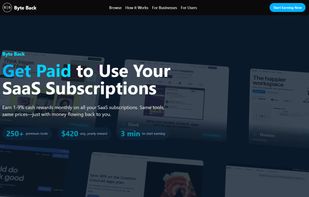 home page of byteback