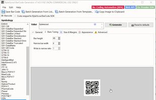 Bytescout BarCode Generator screenshot 1