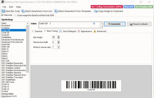 Bytescout BarCode Generator screenshot 3