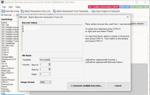 Bytescout BarCode Generator screenshot 1