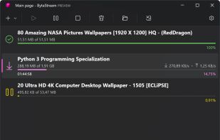 ByteStream Torrent screenshot 1
