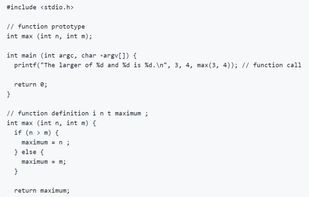 C (programming language) screenshot 1