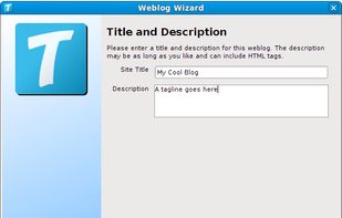 Weblog wizard