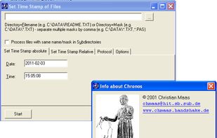CHRONOS (time stamp) screenshot 1
