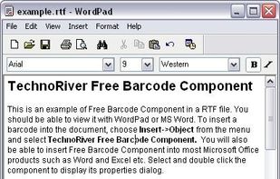 Free Barcode Software Component screenshot 1
