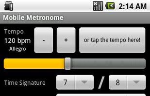 Mobile Metronome screenshot 1