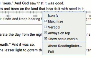 ReadingRuler screenshot 1