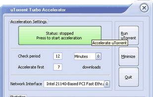 µTorrent Turbo Accelerator screenshot 1