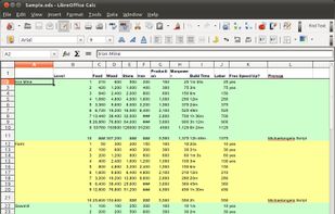 LibreOffice - Calc screenshot 2
