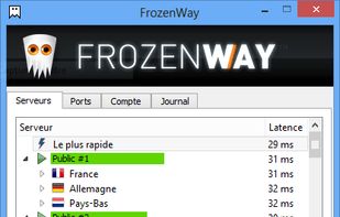 Main interface, list of servers. (Premium and Free)