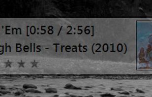 iTunesControl makes it easy to set up the display to match any desktop or color scheme
