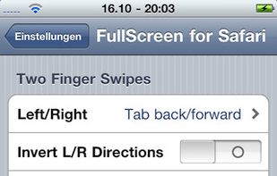 FullScreen For Safari screenshot 1
