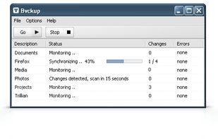 Bvckup screenshot 1