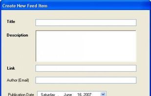create a new feed object/topic.
