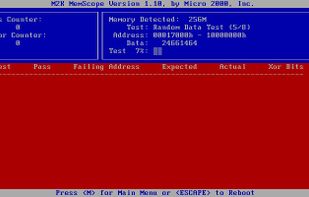 M2K MemScope Memory Tester screenshot 1