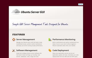 Ubuntu Server GUI screenshot 1