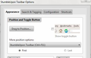 Toolbar Options