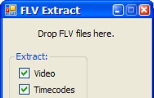 FLV Extract screenshot 1