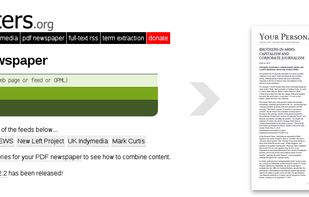 FiveFilters PDF Newspaper screenshot 1