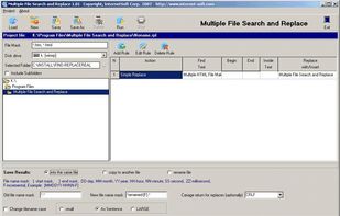 Multiple file search & replace screenshot 1
