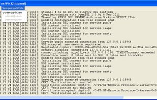 Stunnel in win32.