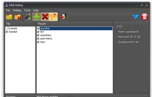 MIDI Hotkeys screenshot 1