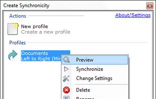 Sync-Profile  Preview