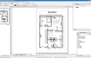 For technical drawings with integrated graduation function (not available in PowerPoint)