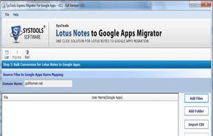 Add Files or Folders for bulk migration 